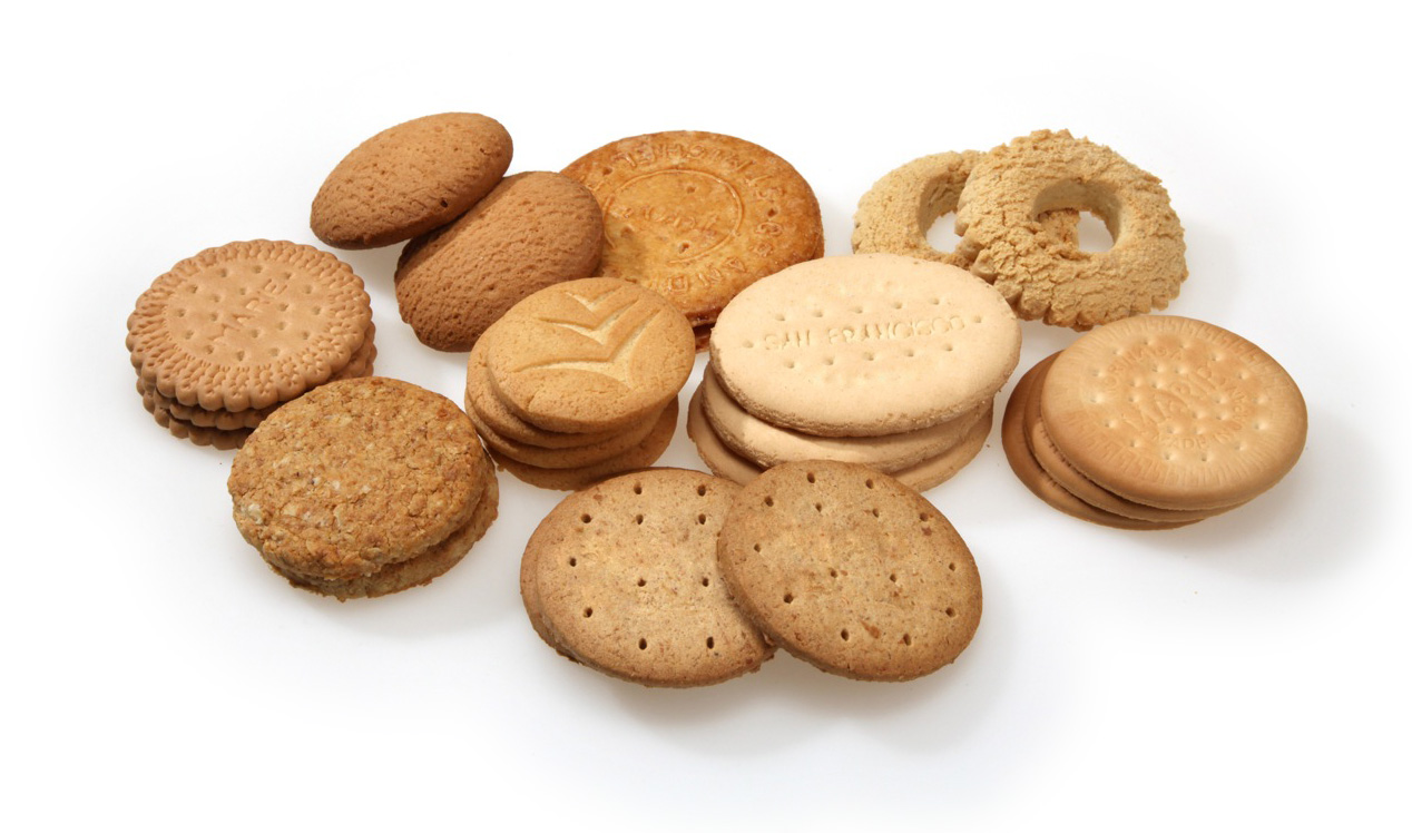 Round molded biscuits