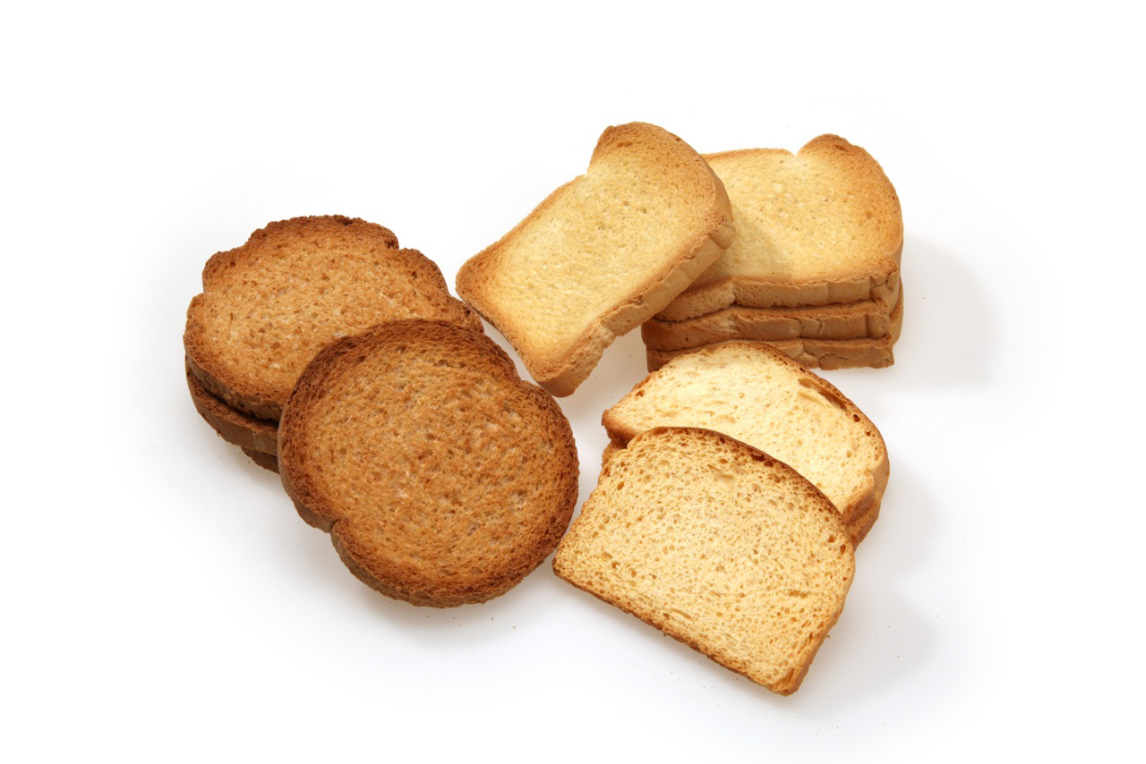 Rusks and toasted bread flowpack