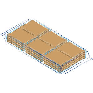 Rectangular biscuits packaging C7