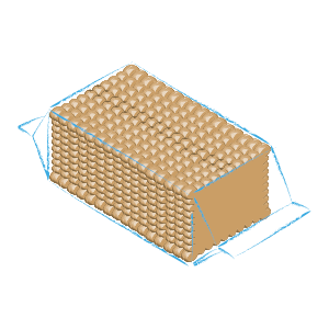 Rectangular biscuits packaging C10 R