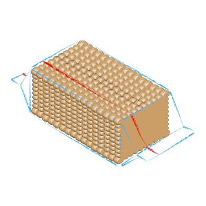 Rectangular biscuits packaging C11 R